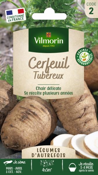 Potagères - Cerfeuil Tubéreux - Légumes d'Autrefois - PACKAGING_RECTO